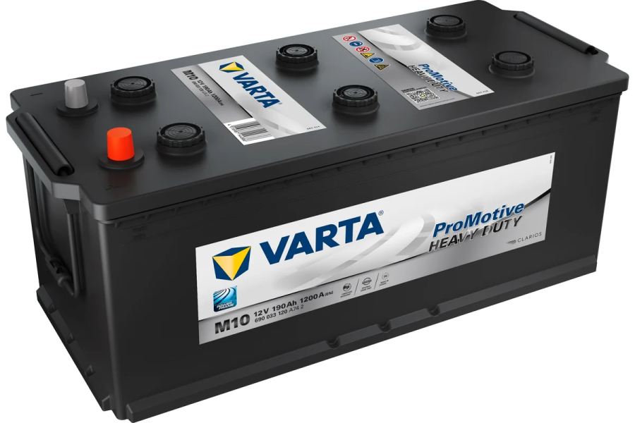 Батарея аккумуляторная Varta 690033120 190А/ч 1200А обратная полярн. стандартные (Европа) клеммы