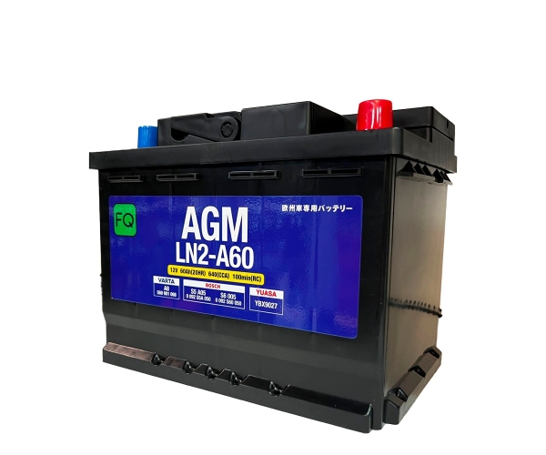 Аккумулятор, FQ AGMLN2A60, AGM, 60 Ah, обратная полярность